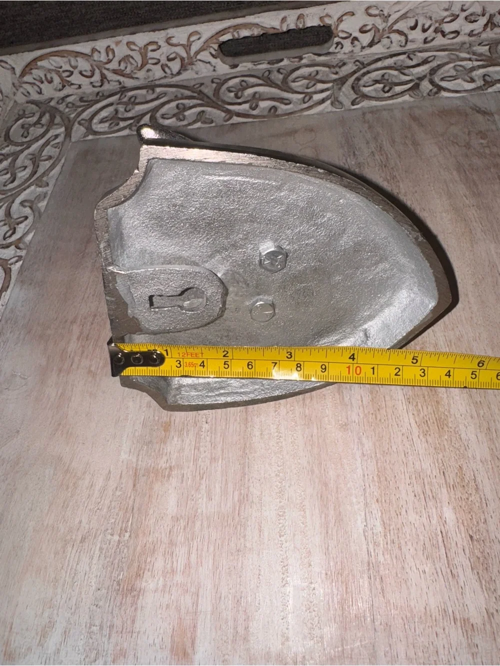 Metallic Rhinoceros Wall Hook